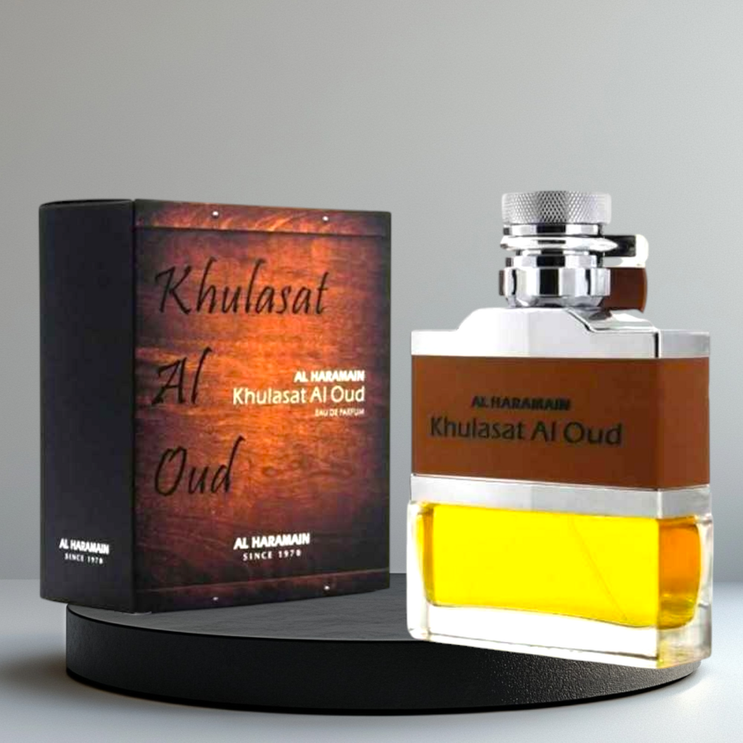 Khulasat Al Oud Al Haramain - Eau de Parfum 100ml | L'Essence du Bois d’Oud